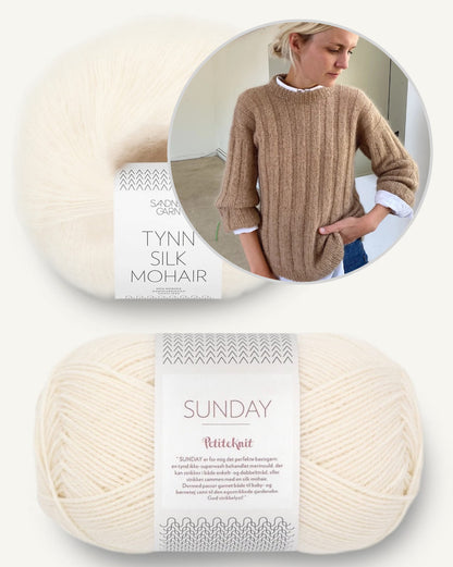 Vertical Stripes Sweater | lang und weich aus Sunday und Tynn Silk Mohair von Sandnes Garn