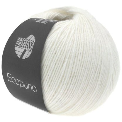 Ecopuno | dünnes Blowgarn aus Baumwolle, Merino und Alpaka