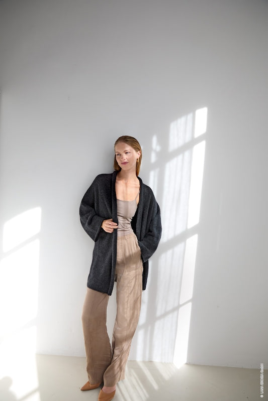 Kimonojacke Lana Grossa mit Cashmere Kiss 1