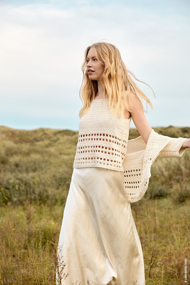Häkeltop Natural Knits 01 Lana Grossa mit Summer Cashmere von Lana Grossa 1