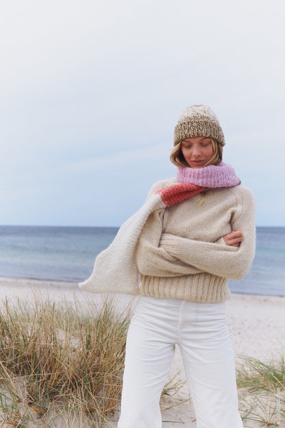 Lana Grossa Rippenraglan Sweater mit Setasuri 6