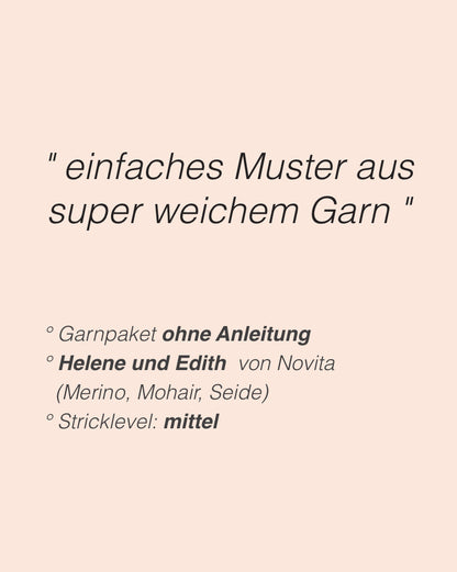 Laurenz Sweater | zartes Muster aus Helene und Edith von Novita