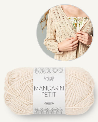 Lavendel Jacke | lässige Jacke von Mandarin Petit von Sandnes Garn