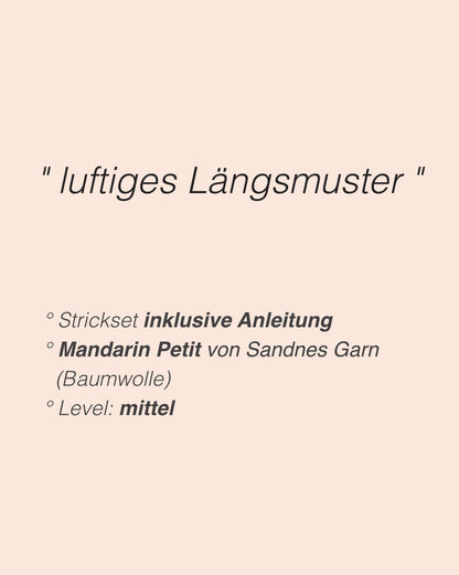 Lavendel Shirt | luftige Streifen aus Mandarin Petit von Sandnes Garn
