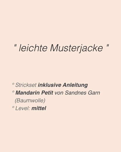 Lavendel Jacke | lässige Jacke von Mandarin Petit von Sandnes Garn