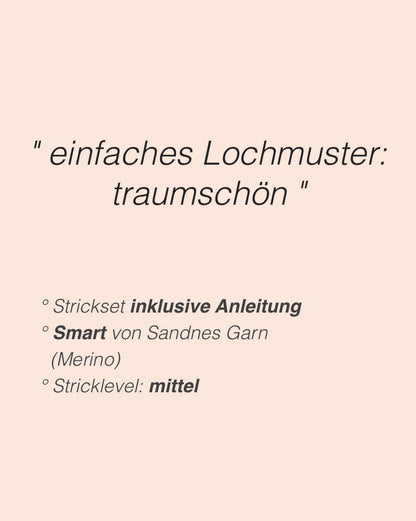 Leahs Lochmusterpullover Kids | mit Gratisanleitung aus Smart von Sandnes Garn