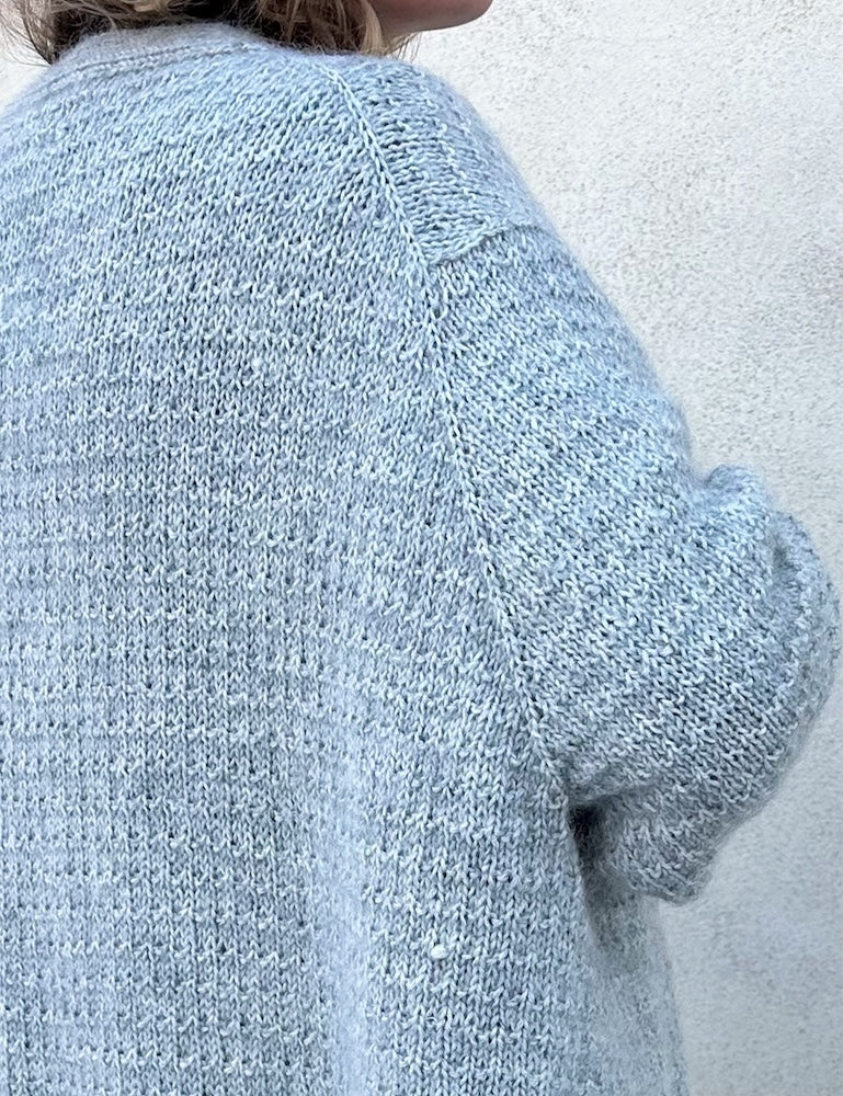 Caia Cardigan Max von LeKnit mit Babyull Lanett und Tynn Silk Mohair von Sandnes Garn 3
