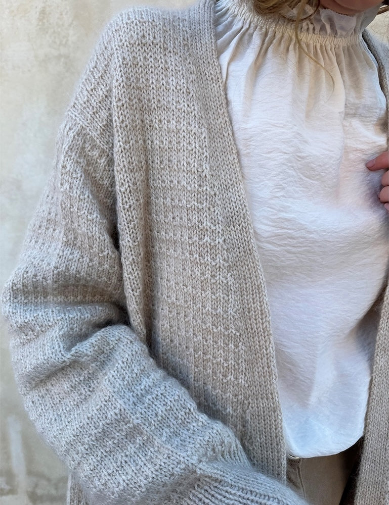 Caia Cardigan Max von LeKnit mit Babyull Lanett und Tynn Silk Mohair von Sandnes Garn 9
