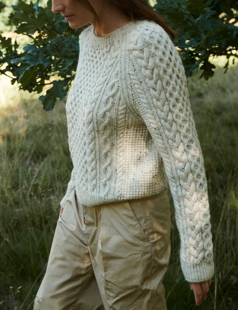 LeKnit, Cara Sweater, Farbe: nature Tweed 1