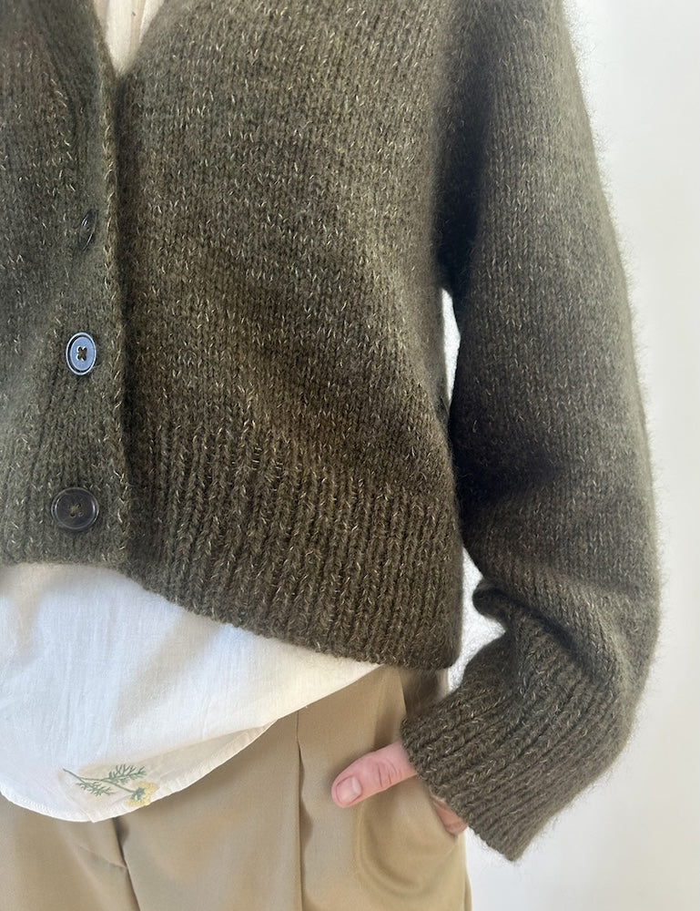 Chunky Mouline Cardigan von LeKnit mit Double Sunday und Tynn Silk Mohair von Sandnes Garn 4