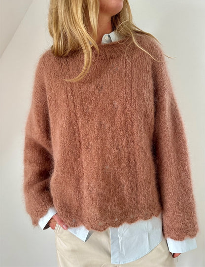 Clover Sweater | leicht und weich aus Ballerina Chunky Mohair von Sandnes Garn