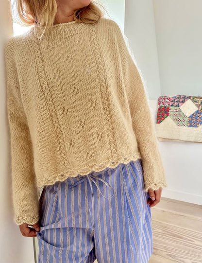 Clover Sweater | leicht und weich aus Ballerina Chunky Mohair von Sandnes Garn