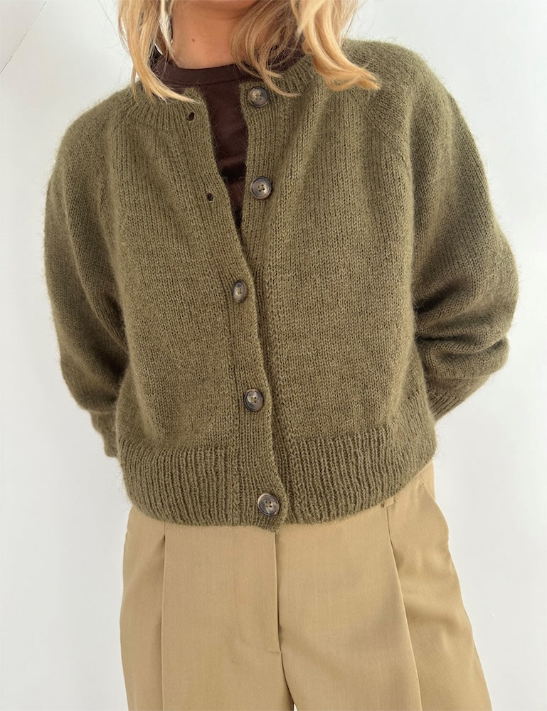 Cardigan Darcy | veste courte classique avec Sunday et Tynn Silk Mohair de Sandnes 