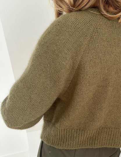 Cardigan Darcy | veste courte classique avec Sunday et Tynn Silk Mohair de Sandnes 