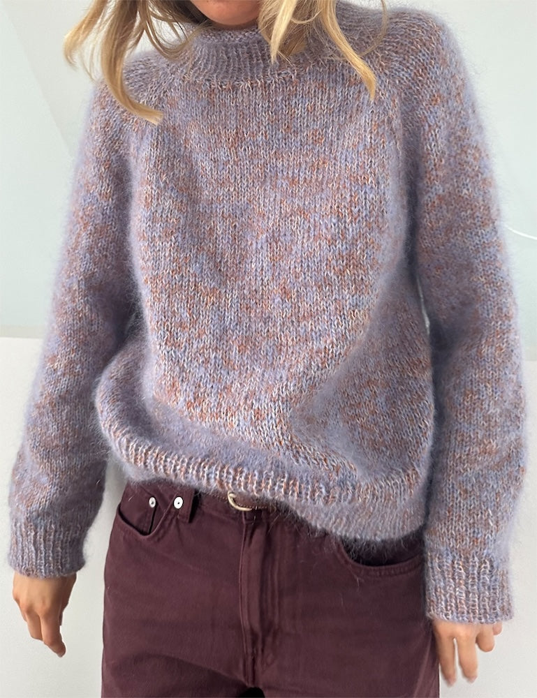 LeKnit Foundation Sweater mit Ballerina Chunky Mohair und Alpakka Folgetrad von Sandnes Garn 2