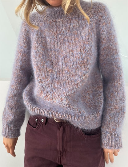 LeKnit Foundation Sweater mit Ballerina Chunky Mohair und Alpakka Folgetrad von Sandnes Garn 2