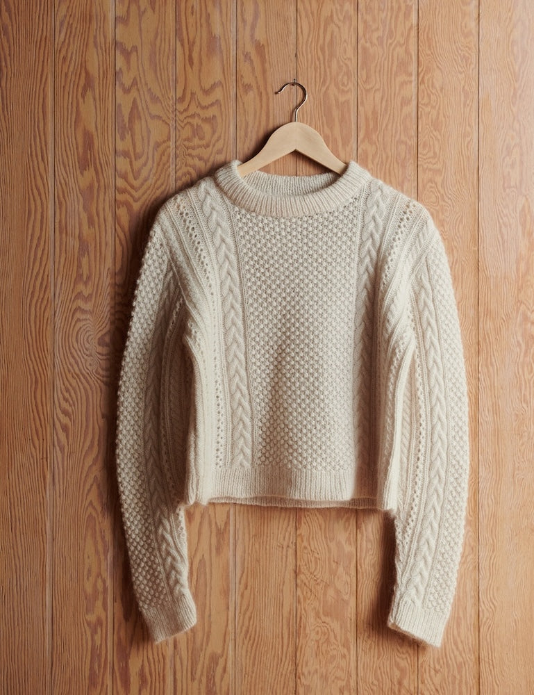 Leknit Isla Sweater mit Sunday und Tynn Silk Mohair von Sandnes Garn 2