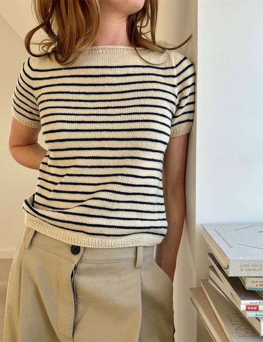 Manon Tee | maritim verträumte Streifen aus Sunday von Sandnes Garn