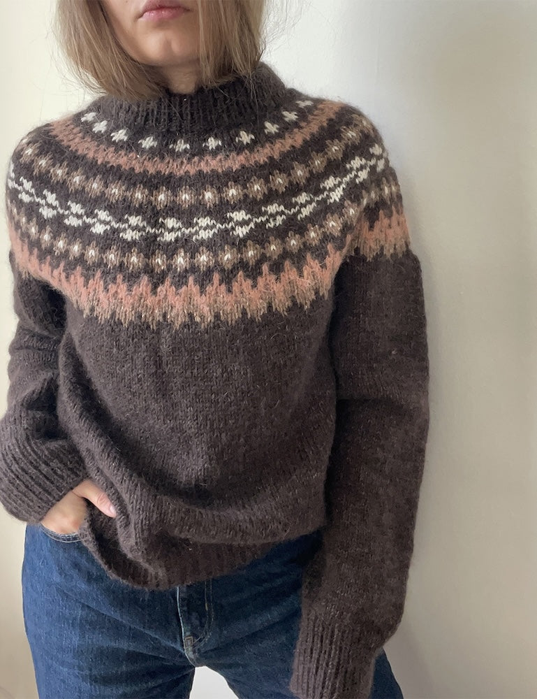 LeKnit, Memory Sweater, braun 1