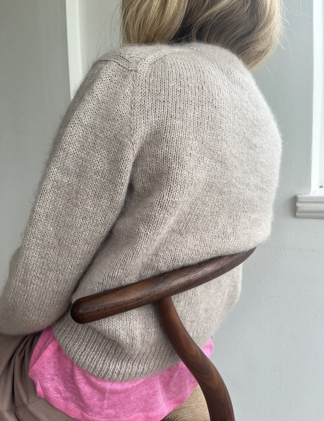 le knit Mouline Cardingan Rückseite