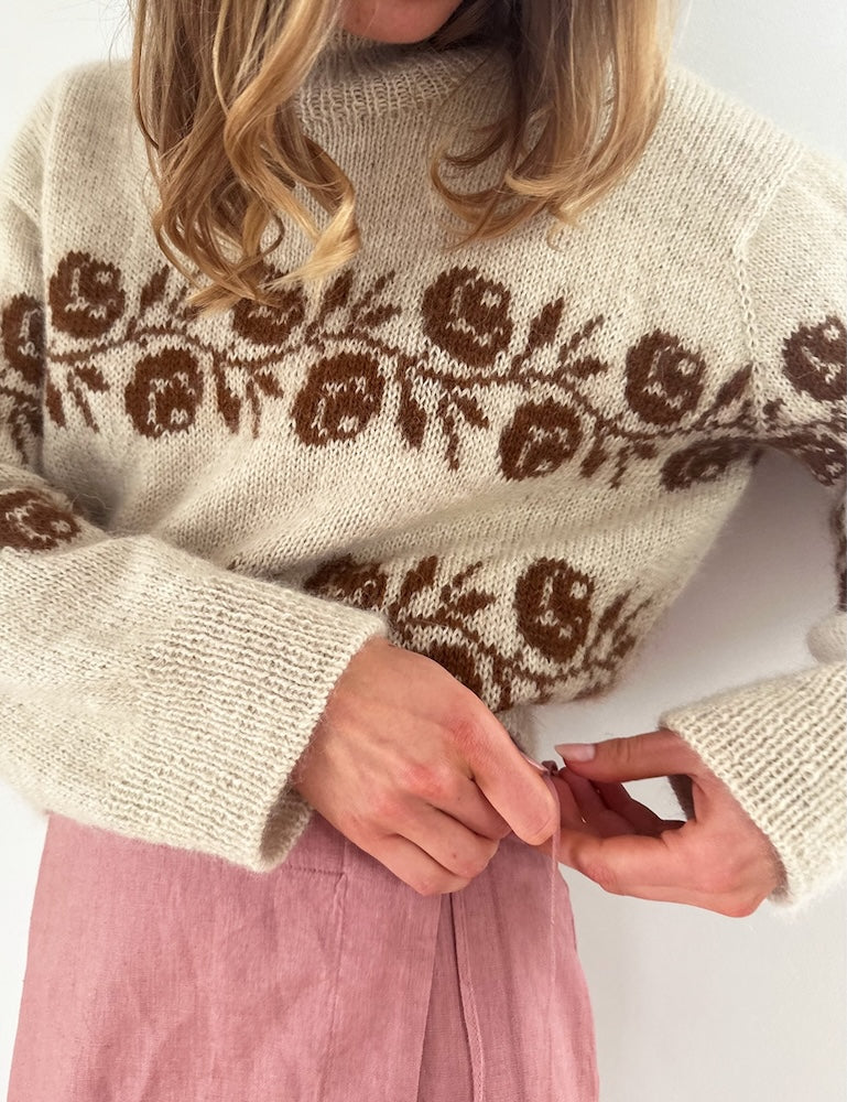 Leknit Rosie Sweater aus Tynn Peer Gynt und Tynn Silk Mohair von Sandnes Garn 8