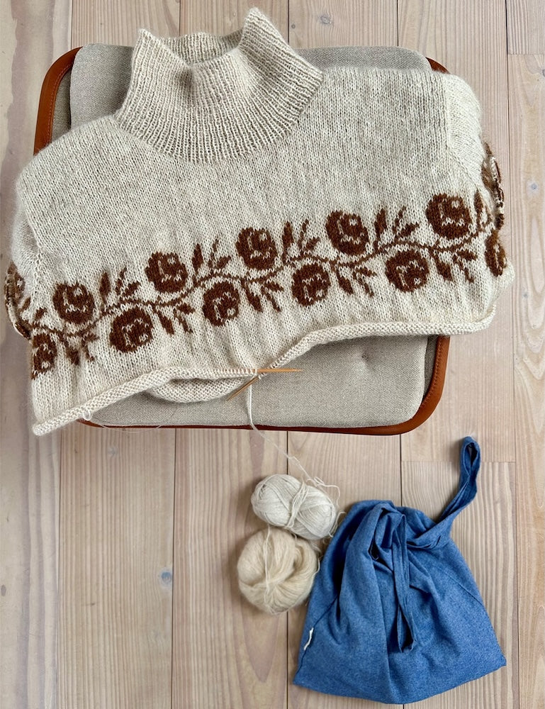 Leknit Rosie Sweater aus Tynn Peer Gynt und Tynn Silk Mohair von Sandnes Garn 10