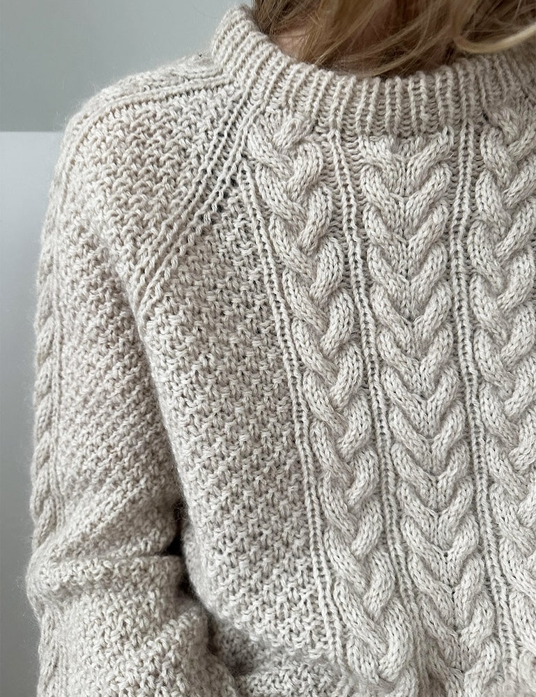 LeKnit Siri Sweater aus Kos von Sandnes Garn in marzipan 3