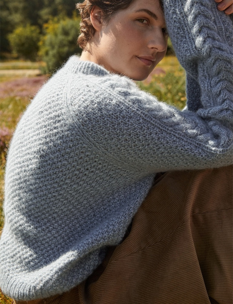 LeKnit Siri Sweater aus Kos von Sandnes Garn in marzipan 6