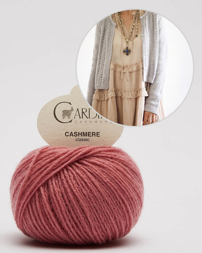 Leonie Cardigan | romantisch und weich aus Classic Cashmere von Cardiff