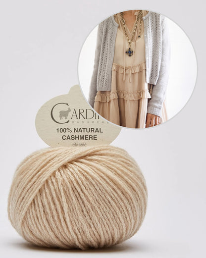 Leonie Cardigan | romantisch und weich aus Classic Cashmere von Cardiff