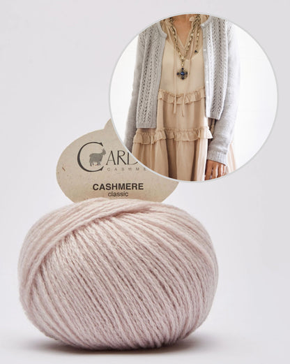 Leonie Cardigan | romantisch und weich aus Classic Cashmere von Cardiff