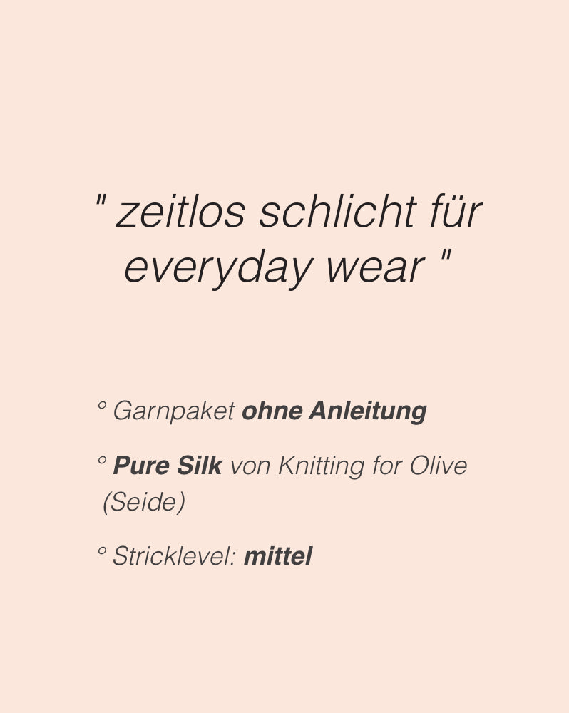 Ronja Hakalehto Leuto Tee mit Pure Silk von Knitting for Olive 2