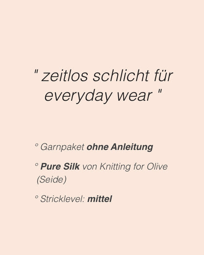 Ronja Hakalehto Leuto Tee mit Pure Silk von Knitting for Olive 2