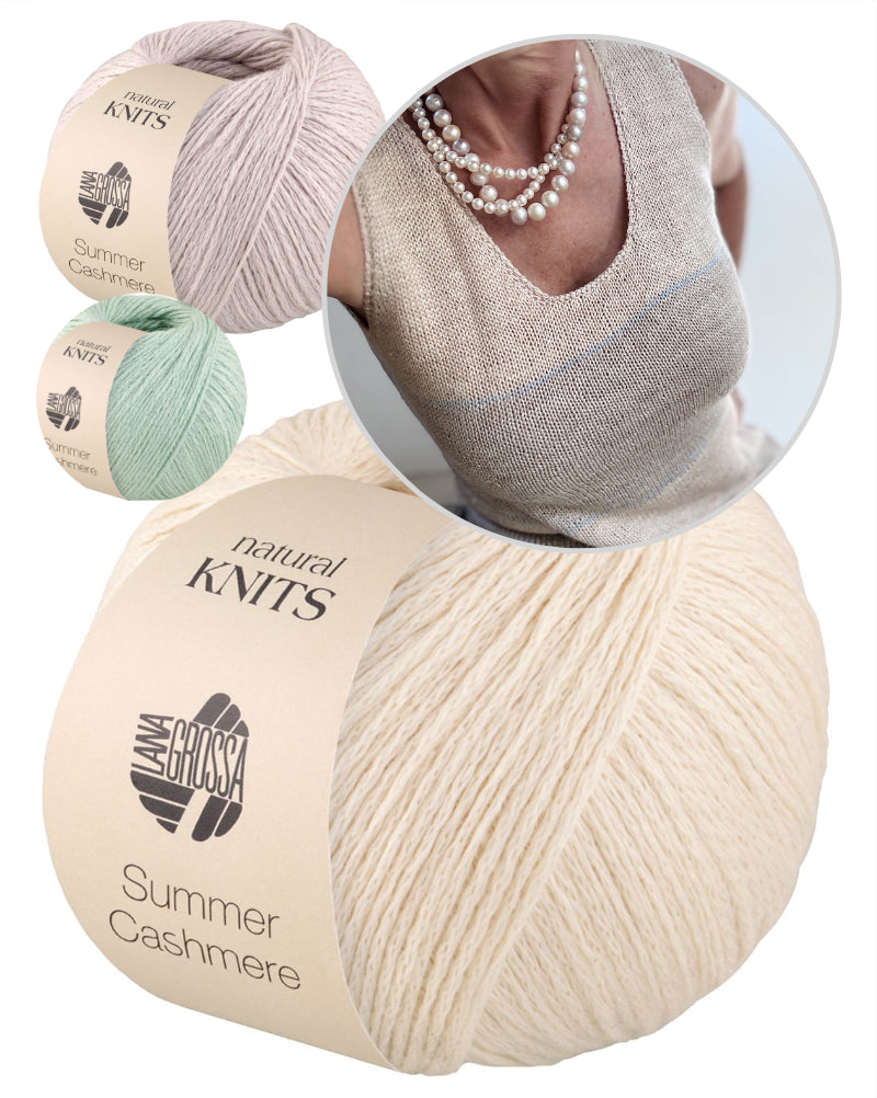 Top Light at the Horizon mit Summer Cashmere von Lana Grossa 16