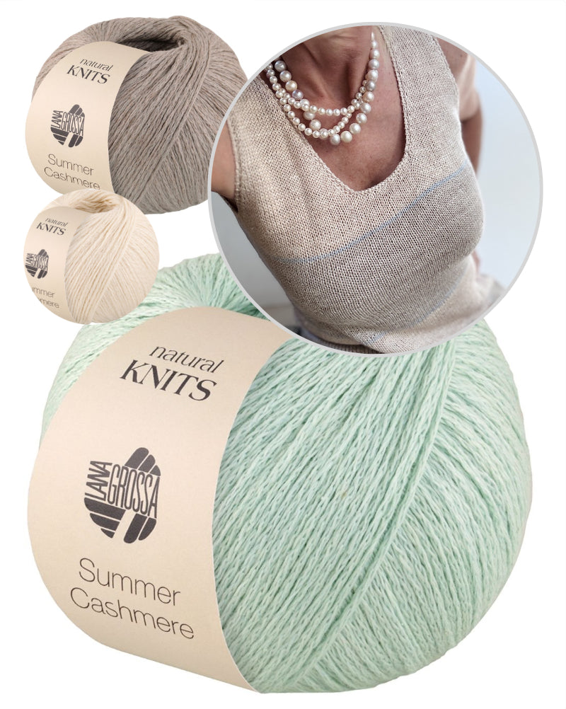 Top Light at the Horizon mit Summer Cashmere von Lana Grossa 18