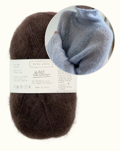 Light Loop kõrge kaelus | pehme ja vaba Le Petit Silk & Mohair’st, tootjalt Biches & Bûches