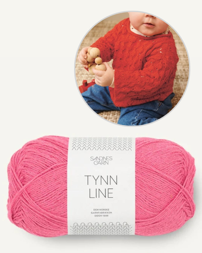 Sandnes Kollektion 2407 Sommer Baby Lilja Sweater mit Tynn Line von Sandnes Garn 7