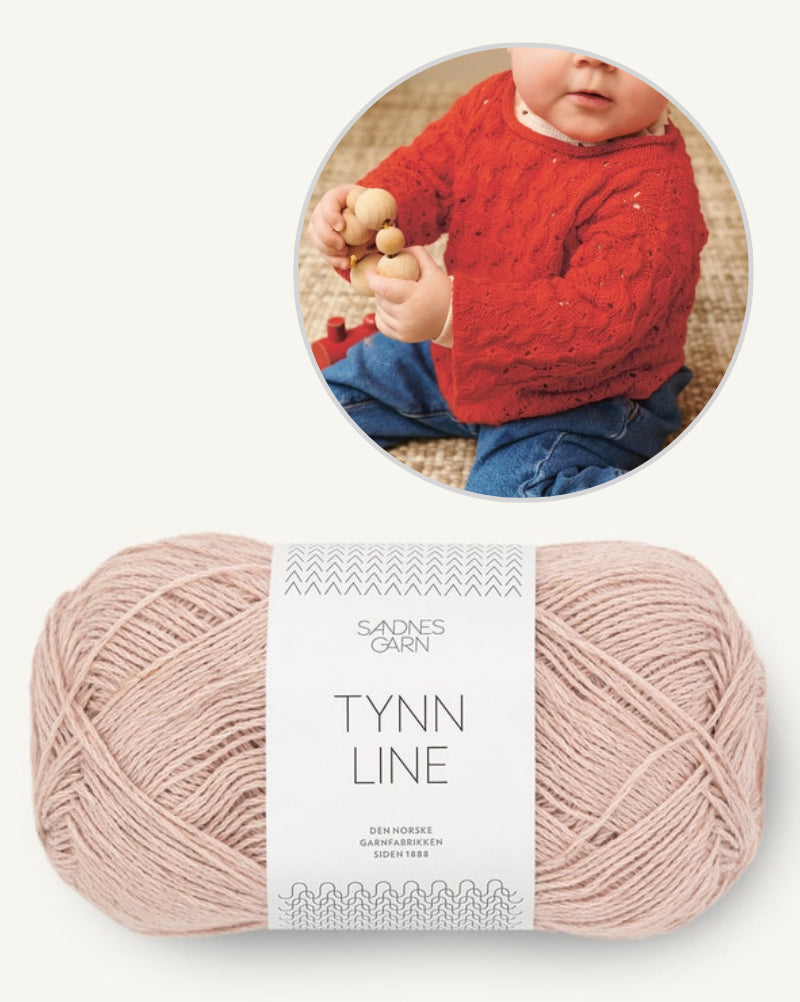 Sandnes Kollektion 2407 Sommer Baby Lilja Sweater mit Tynn Line von Sandnes Garn 6