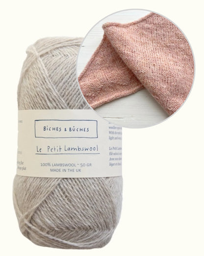 Lille Hjerte Shawl | zarte kleine Herzen aus Le Petit Lambswool von Biches & Bûches