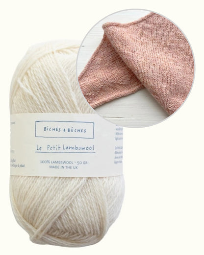 Lille Hjerte Shawl | zarte kleine Herzen aus Le Petit Lambswool von Biches & Bûches