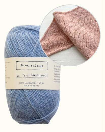 Lille Hjerte Shawl | zarte kleine Herzen aus Le Petit Lambswool von Biches & Bûches