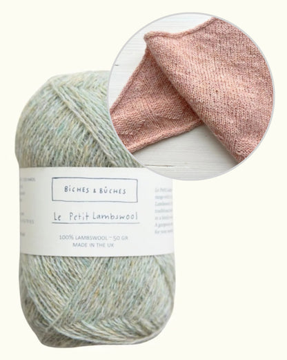 Lille Hjerte Shawl | zarte kleine Herzen aus Le Petit Lambswool von Biches & Bûches