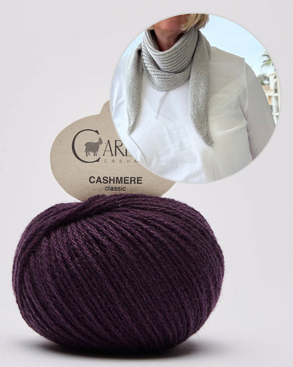 Lille Kolding | weiches Kaschmir Tuch aus Classic Cashmere von Cardiff