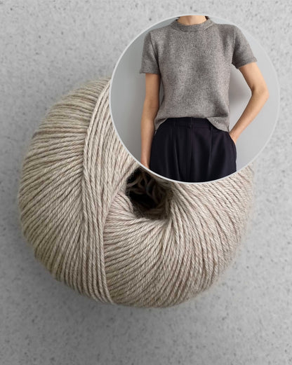 Linar Tee | zartes Basic Tee aus Puno von Pascuali