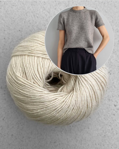 Linar Tee | zartes Basic Tee aus Puno von Pascuali