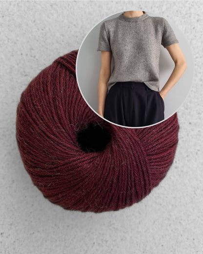 Linar Tee | zartes Basic Tee aus Puno von Pascuali