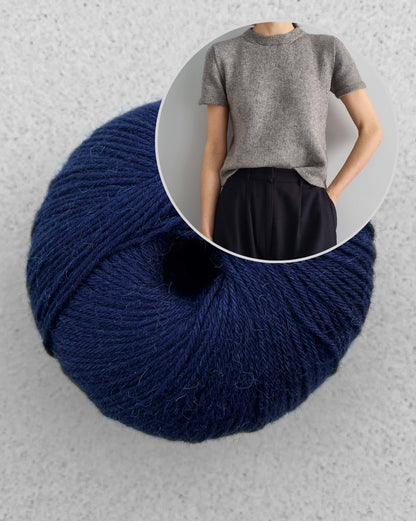 Linar Tee | zartes Basic Tee aus Puno von Pascuali