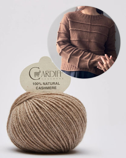 Linescape Sweater | Basic Linien aus Classic Cashmere von Cardiff
