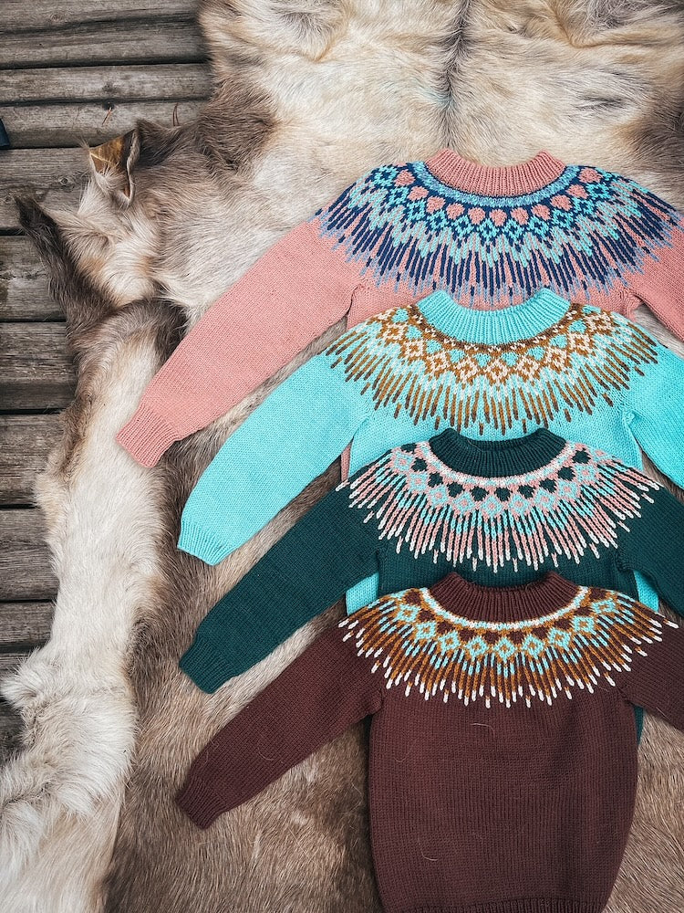 Linka Neumann Hopi Sweater Kids mit Double Sunday von Sandnes Garn 4