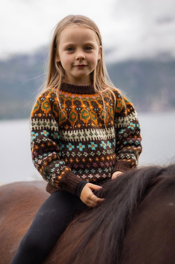 Kathmandu Pullover Kids von Linka Neumann mit Double Sunday von Sandnes Garn 2